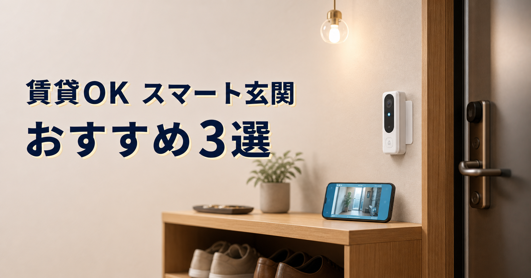 【2026年最新】工事不要スマートインターホンおすすめ3選｜ eyecatch