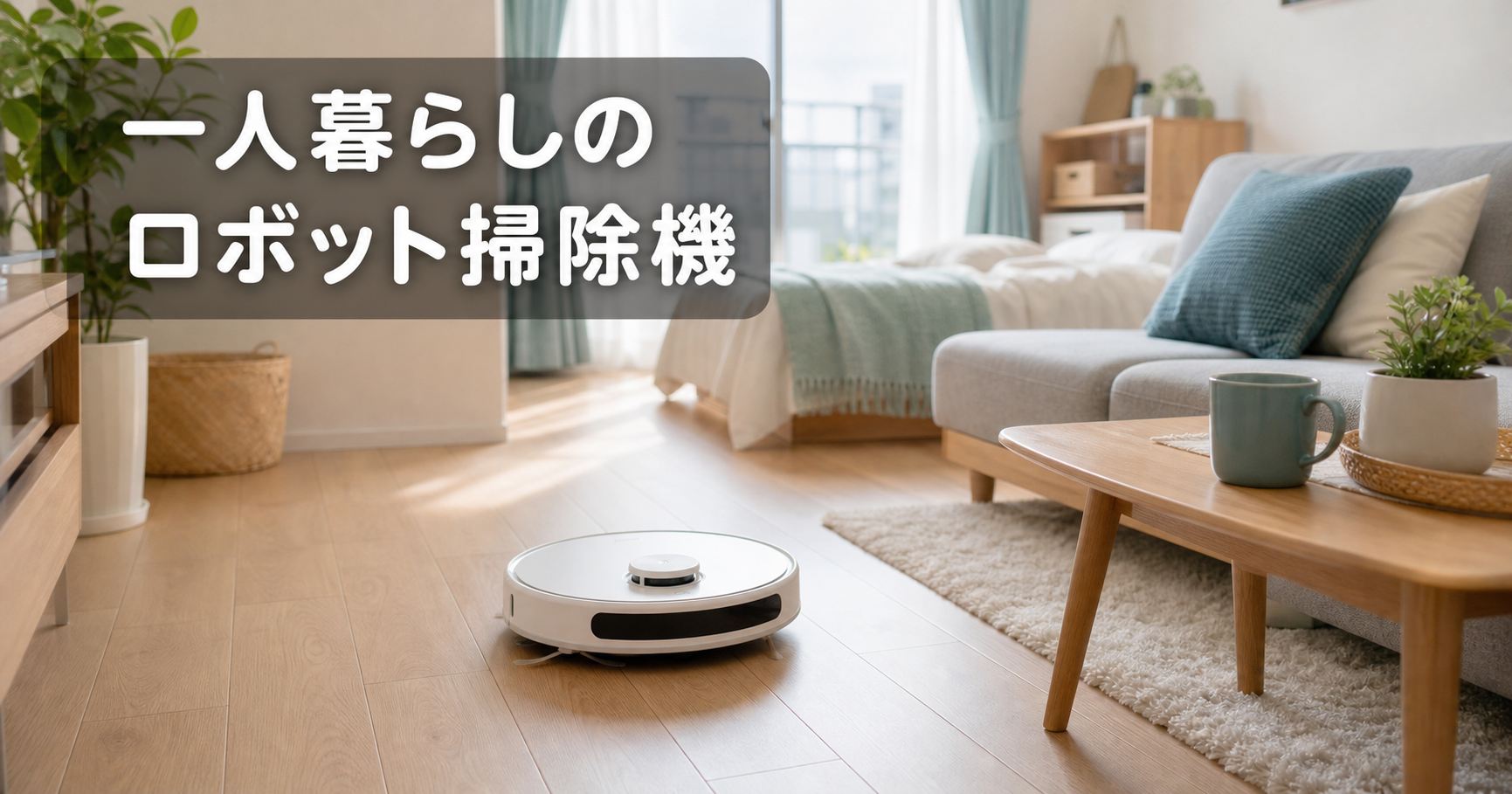 【2026年最新】一人暮らし向けコンパクトロボット掃除機おす アイキャッチ