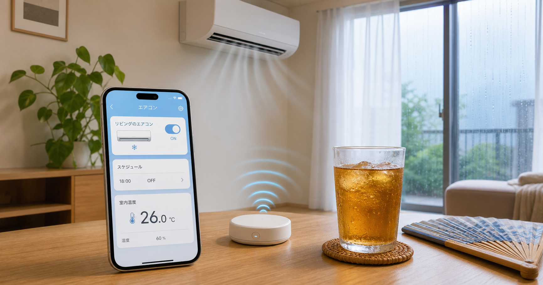 エアコンをスマート化するとできること イメージ