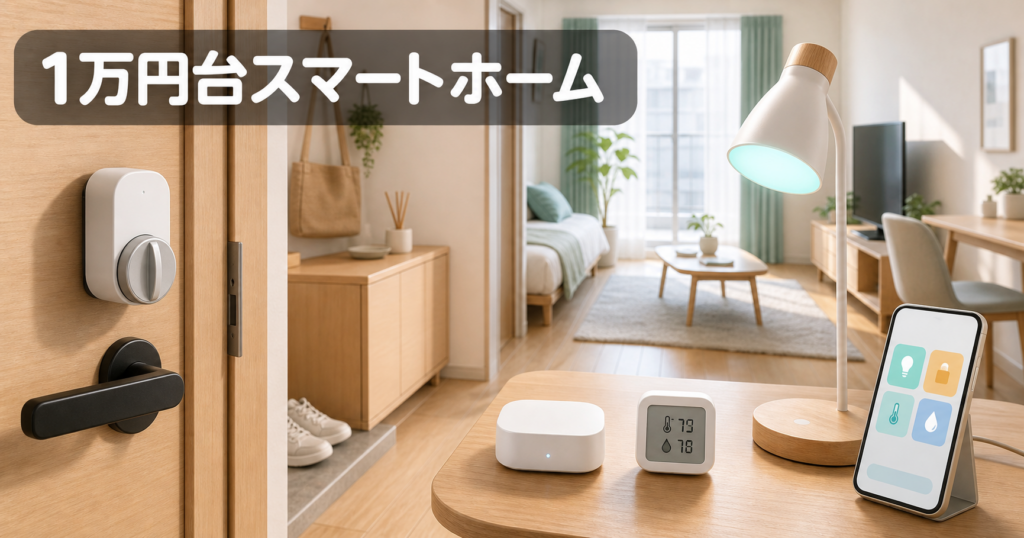 一人暮らし・賃貸OK！スマートホームを1万円台で始めるスター アイキャッチ