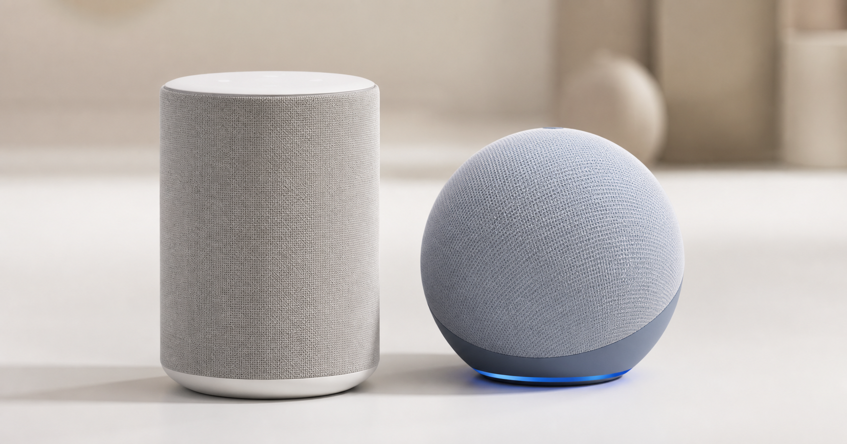 Alexa vs Google スマートスピーカー スペック イメージ