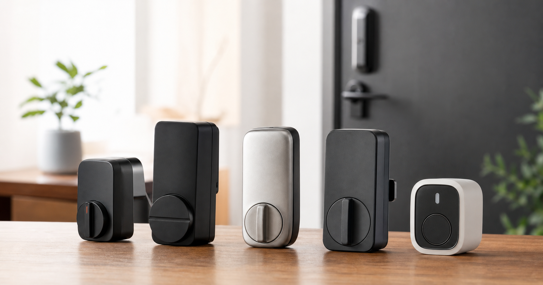 スマートロック5製品 比較表 イメージ