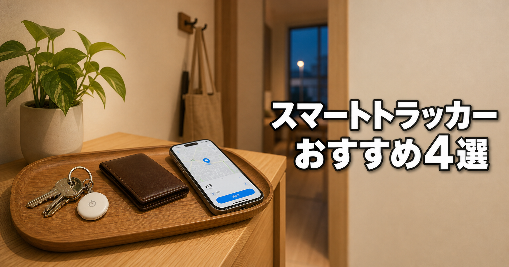 鍵の紛失ゼロへ!賃貸・一人暮らし向けスマートトラッカーおすす アイキャッチ